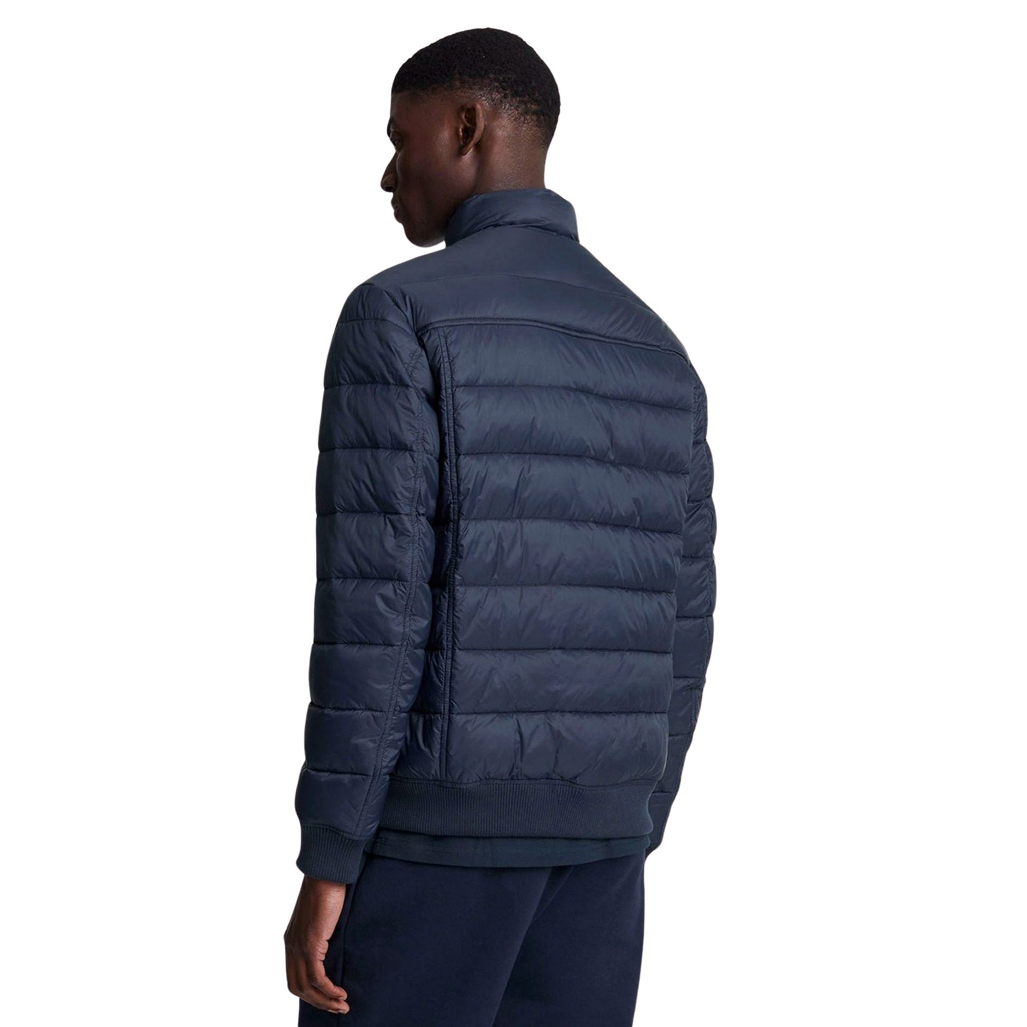 Lyle & Scott Funnel Neck Wadded Jas Heren | PlutoSport